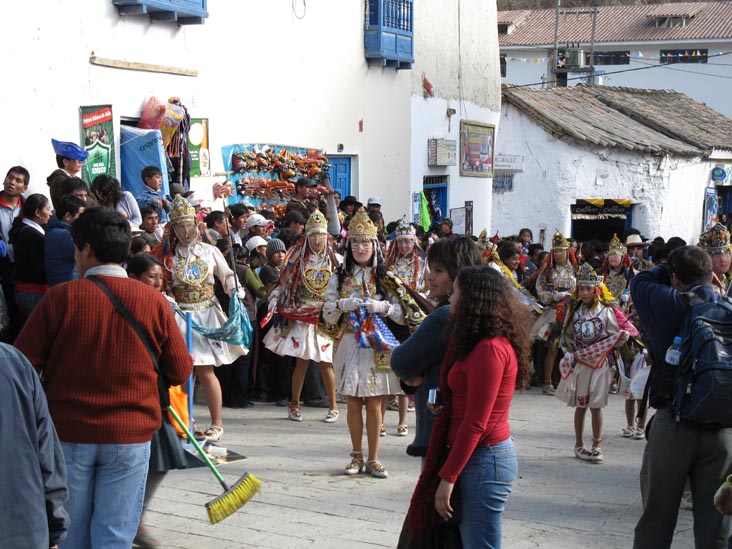 Chunchachas, Fiesta Virgen del Carmen, Plaza de Armas, Paucartambo, Peru, July 15, 2010