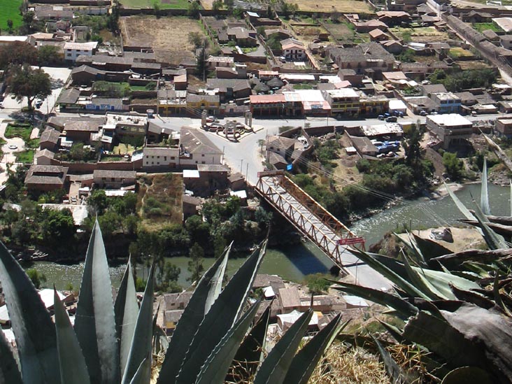 Urubamba and Urubamba River From Overlook, Cusco Region, Peru