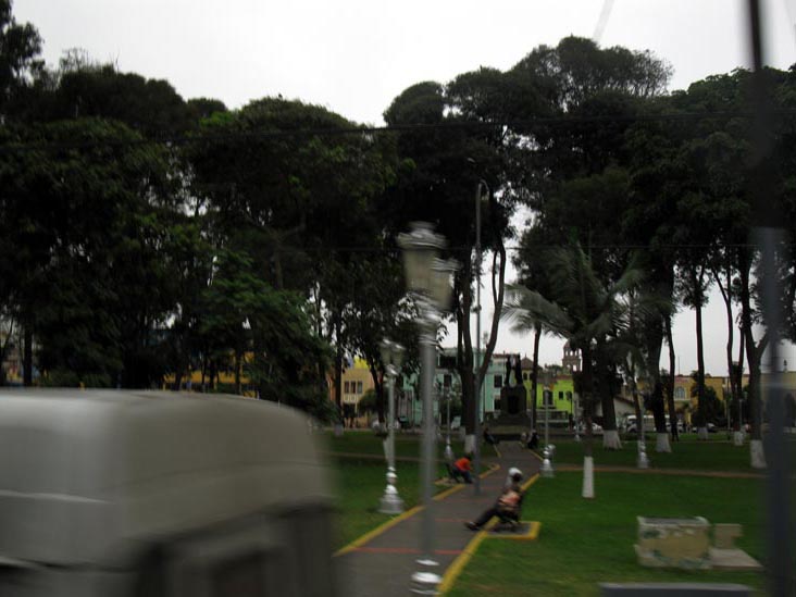 Parque Cervantes, Santa Beatriz, LimaVision City Tour, Lima, Peru, July 4, 2010