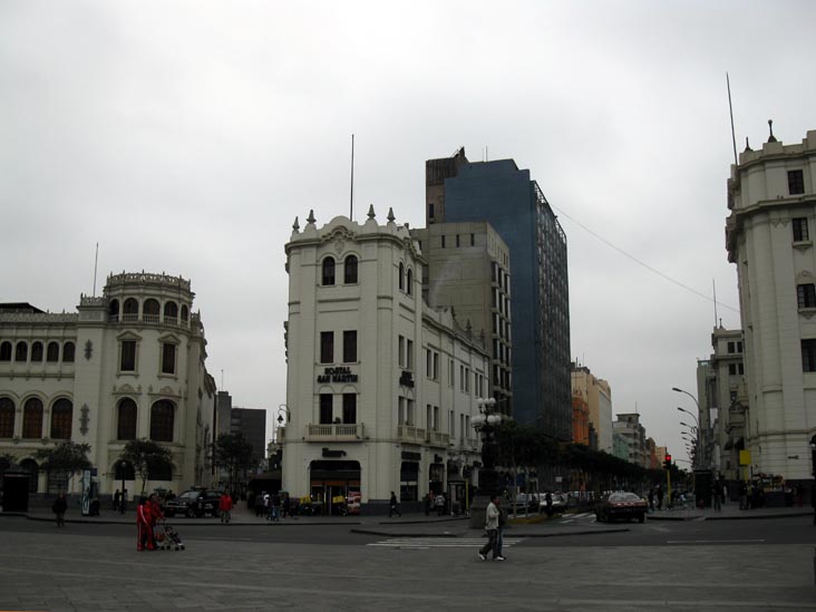 Jirón de la Union, Plaza San Martín, Central Lima, Lima, Peru, July 4, 2010