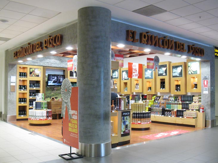El Rincón del Pisco Duty Free Shop, Aeropuerto Internacional Jorge Chávez/Jorge Chávez International Airport, Callao, Lima, Peru