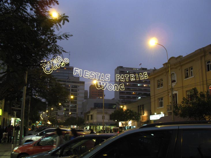 Avenida José Larco Near Calle San Martín, Miraflores, Lima, Peru