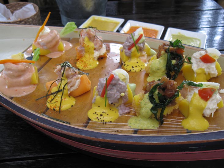 Barca de Causushis, La Mar Cebicheria, Avenida La Mar, 770, Miraflores, Lima, Peru