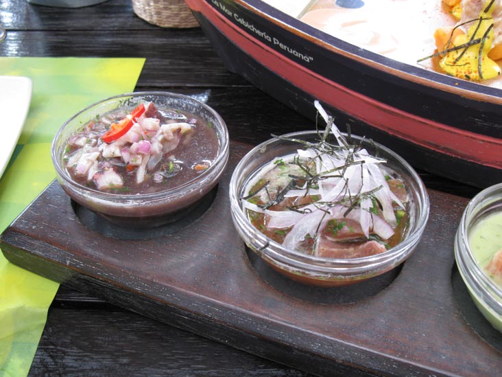 Cebiches Degustación, La Mar Cebicheria, Avenida La Mar, 770, Miraflores, Lima, Peru