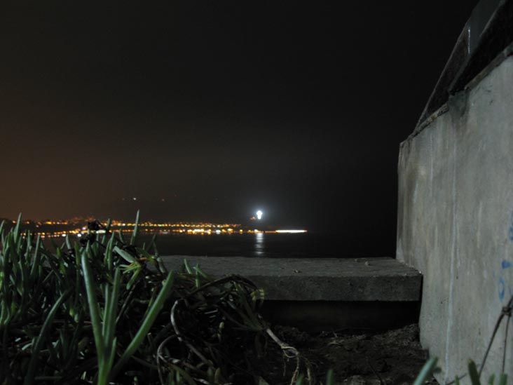 Cross at Night From Larcomar, Miraflores, Lima, Peru