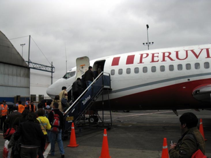 Aeropuerto Internacional Jorge Chávez, Peruvian Airlines Flight 270 From Lima To Arequipa, Peru