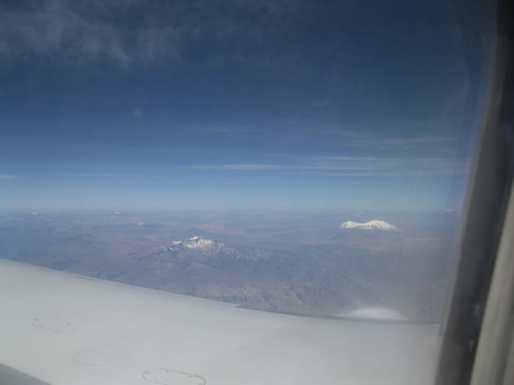Peruvian Airlines Flight 270 From Lima To Arequipa, Peru