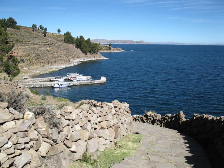 Dock Area, Taquile Island/Isla Taquile, Lake Titicaca/Lago Titicaca, Peru