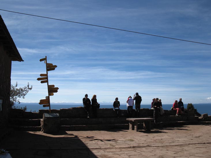 Main Plaza, Taquile Island/Isla Taquile, Lake Titicaca/Lago Titicaca, Peru