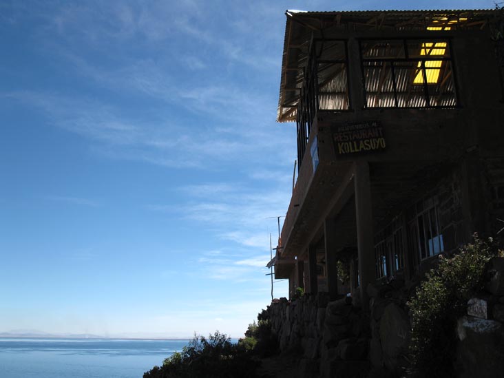Restaurant Kollasuyo, Taquile Island/Isla Taquile, Lake Titicaca/Lago Titicaca, Peru