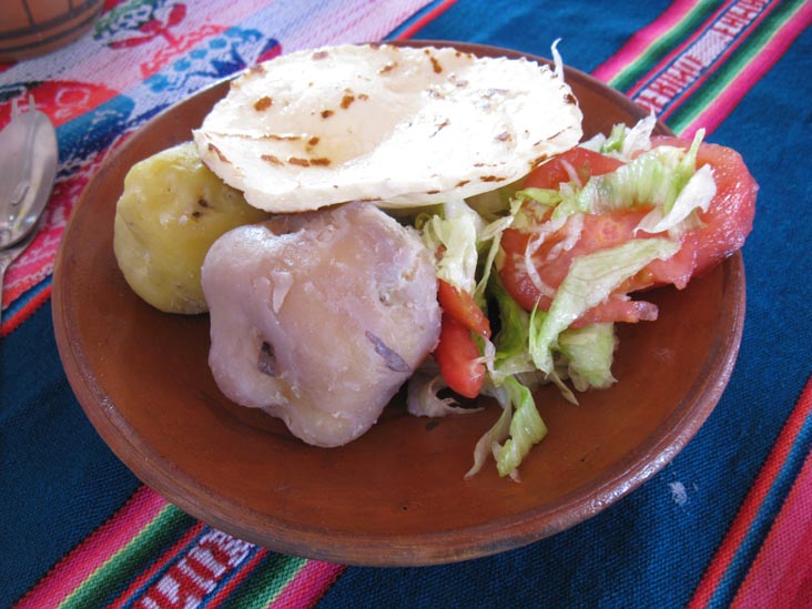 Lunch, Homestay, Amantaní Island, Lake Titicaca/Lago Titicaca, Peru