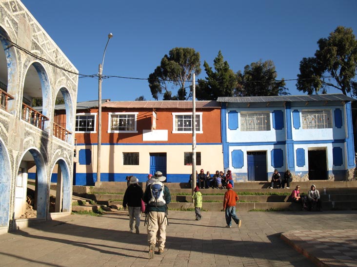 Main Plaza, Amantaní Island, Lake Titicaca/Lago Titicaca, Peru
