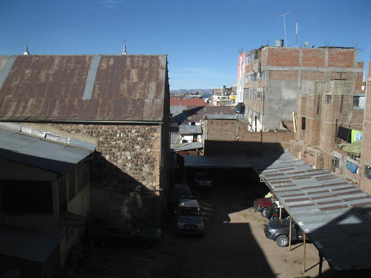 View From Room 302, Intiqa Hotel, Jirón Tarapacá, 272, Puno, Peru