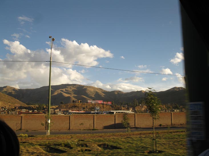 Aeropuerto Internacional Alejandro Velasco Astete From Via Expresa, Cusco, Peru
