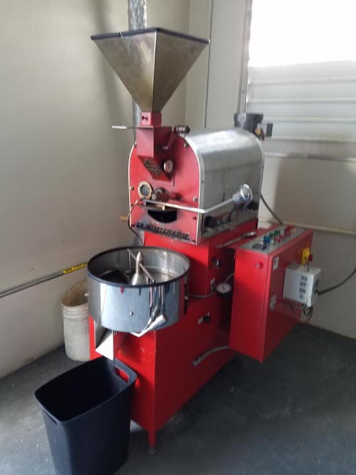 Coffee Roaster, Sandra Farms, Adjuntas, Puerto Rico, February 18, 2018
