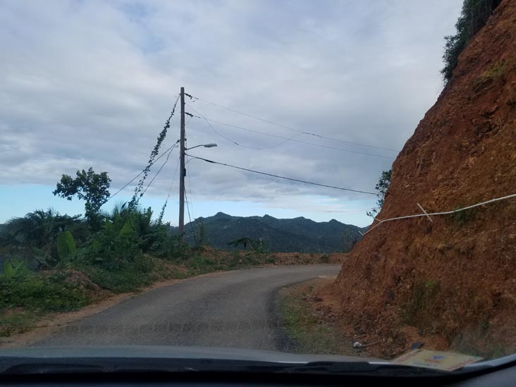 Route 548 Leading Down From Sandra Farms, Adjuntas, Puerto Rico, February 18, 2018