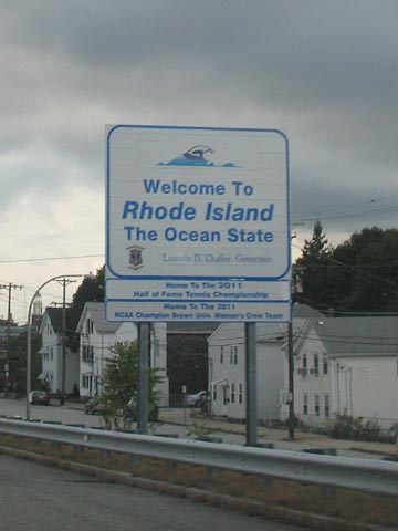 Southbound Interstate 95 Near Massachusetts State Line, Rhode Island, October 2, 2011