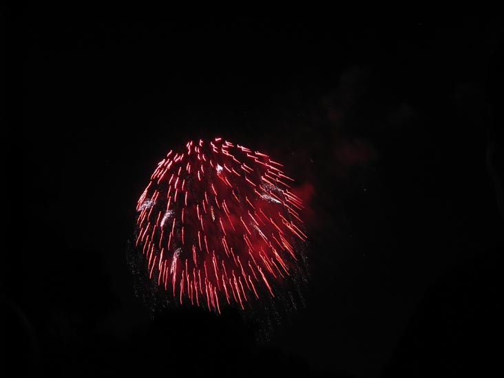 Fourth of July Fireworks, Bristol Harbor, Bristol, Rhode Island, July 3, 2009