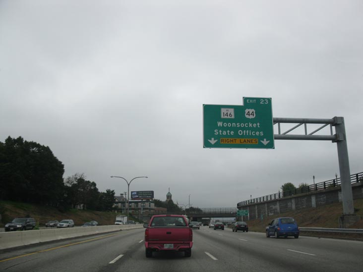 Northbound Interstate 95 Near Exit 23, Rhode Island, October 1, 2011