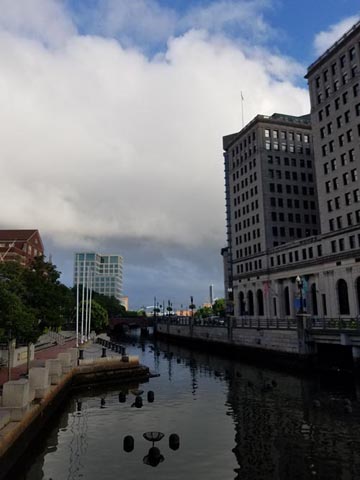 Providence River From Washington Place, Providence, Rhode Island, August 4, 2018