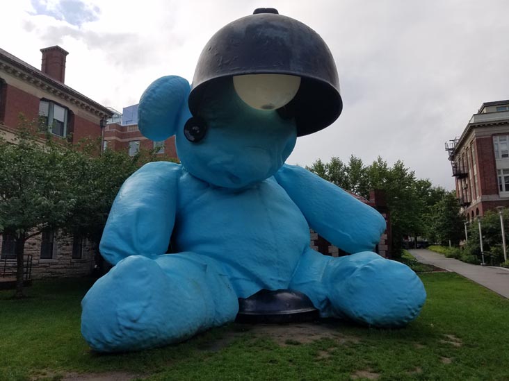 Untitled (Lamp/Bear), Ruth J. Simmons Quadrangle, Brown University, Providence, Rhode Island, August 4, 2018
