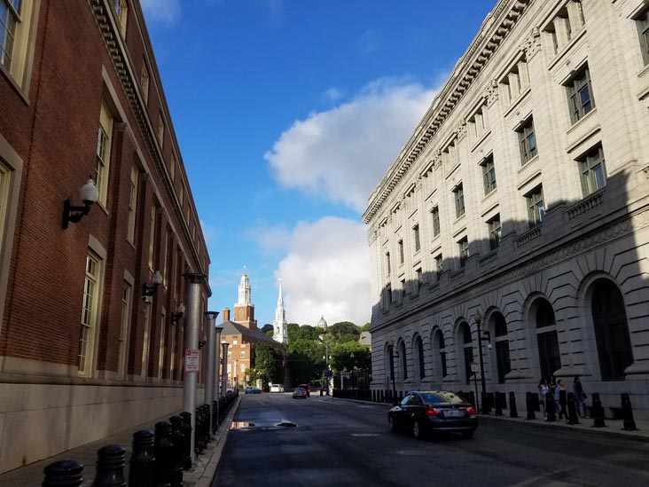 Washington Street Near Exchange Street, Providence, Rhode Island, August 4, 2018