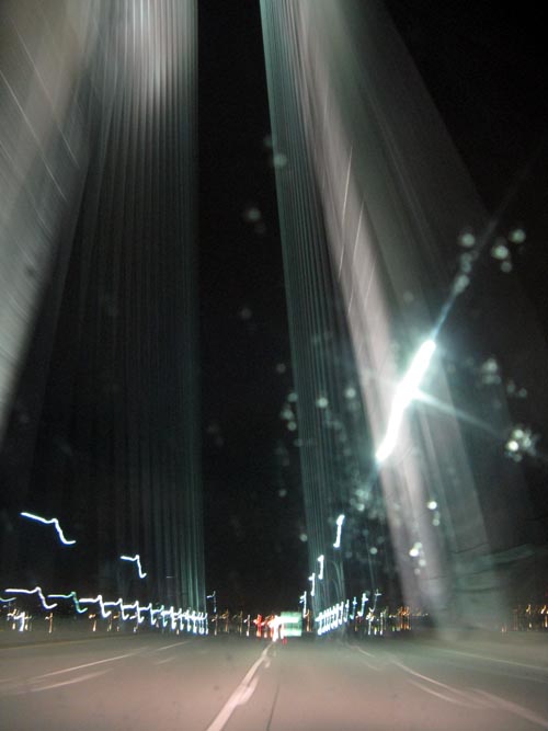 Driving Westbound Over Arthur Ravenel Jr. Bridge/Cooper River Bridge, Charleston, South Carolina