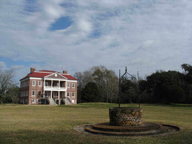 Main House and Well, Drayton Hall, Ashley River Road, Charleston, South Carolina