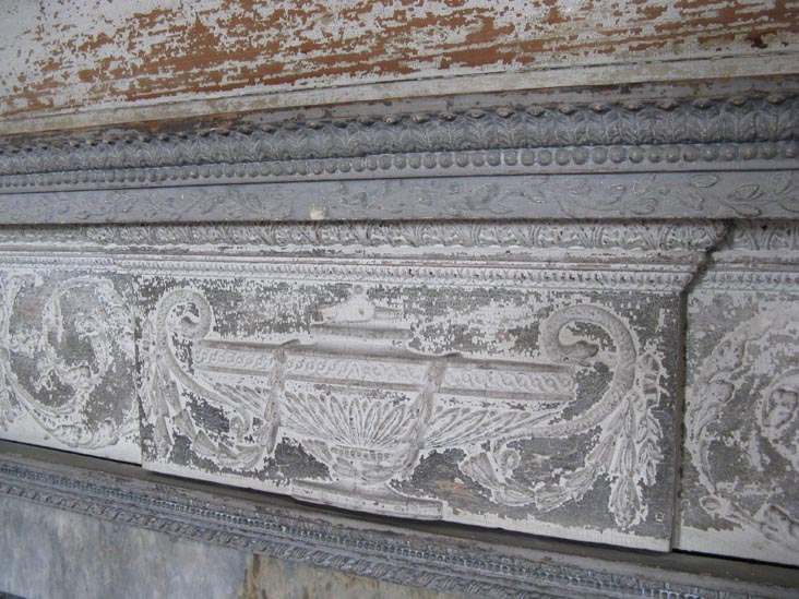 Fireplace Mantel Detail, Main House, Drayton Hall, Ashley River Road, Charleston, South Carolina