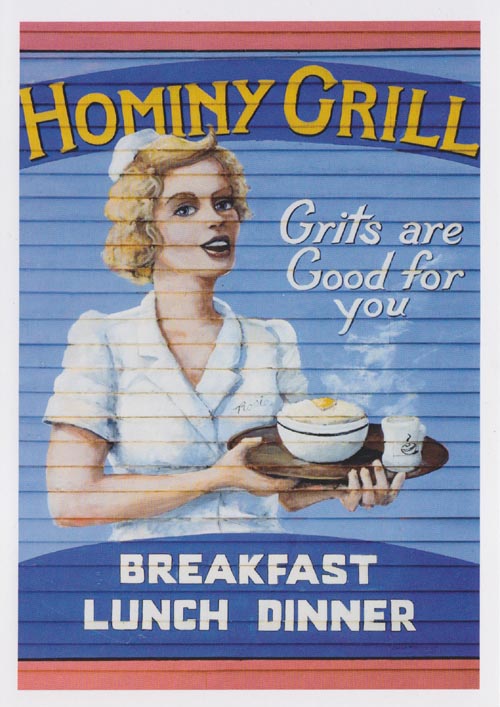 Postcard, Hominy Grill, 207 Rutledge Avenue, Charleston, South Carolina