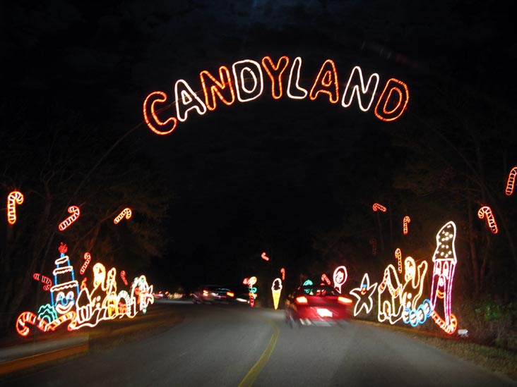 Candyland, Holiday Festival of Lights, James Island County Park, Charleston, South Carolina