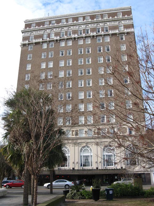 Francis Marion Hotel, Calhoun Street and King Street, NW Corner, From Marion Square, Charleston, South Carolina