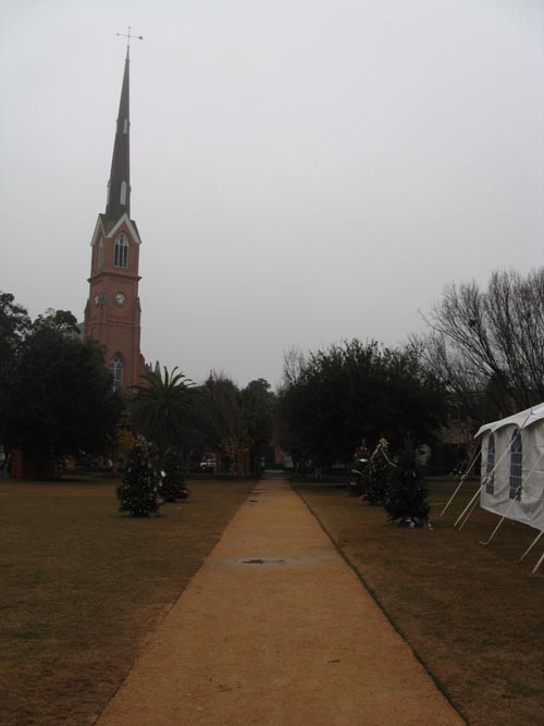 Marion Square and St. Matthew's Lutheran Church, Charleston, South Carolina, December 31, 2009