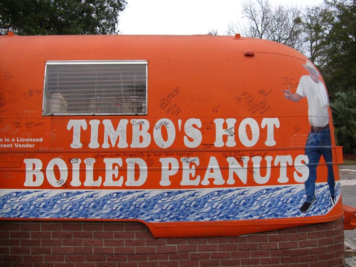 Timbo's Hot Boiled Peanuts, Ashley River Road and Pierpont Avenue, SE Corner, Charleston, South Carolina
