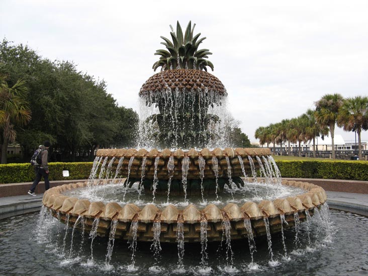 Pineapple Fountain, Waterfront Park, Charleston, South Carolina