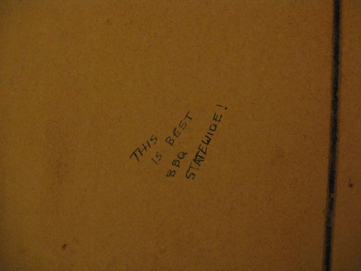 Men's Bathroom, Sweatman's Bar-B-Que, 1427 Eutaw Road (Highway 453), Holly Hill, South Carolina