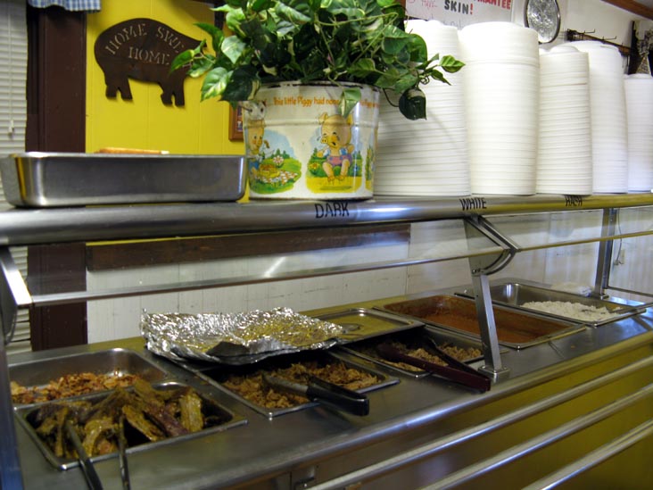 All You Can Eat Pork Buffet, Sweatman's Bar-B-Que, 1427 Eutaw Road (Highway 453), Holly Hill, South Carolina