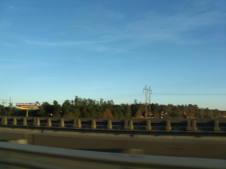 Interstate 95 Crossing Lake Marion Near Santee, South Carolina, December 29, 2009