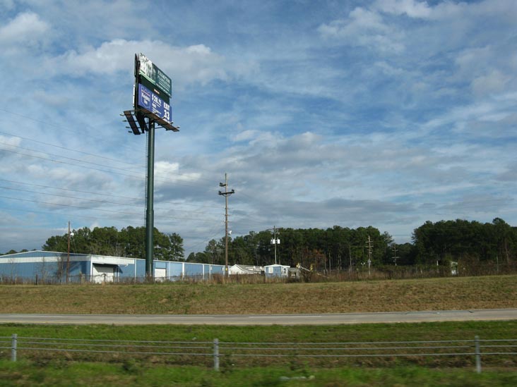 Interstate 95 Between Exits 21 and 22, Ridgeland, South Carolina, December 31, 2009