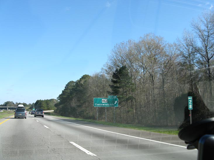 Interstate 95 Near Exit 28, Point South, South Carolina, January 2, 2010