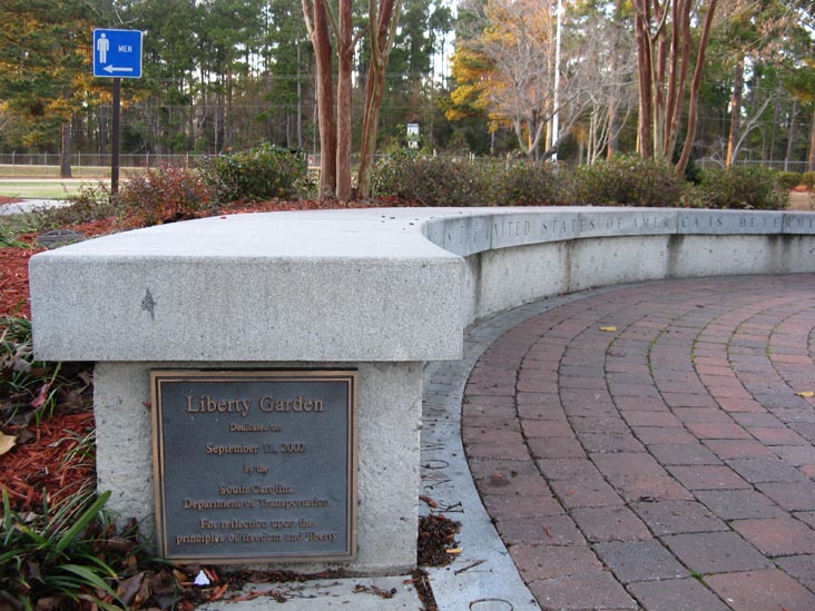 Liberty Garden, Santee Welcome Center, Southbound Interstate 95, Orangeburg County, South Carolina