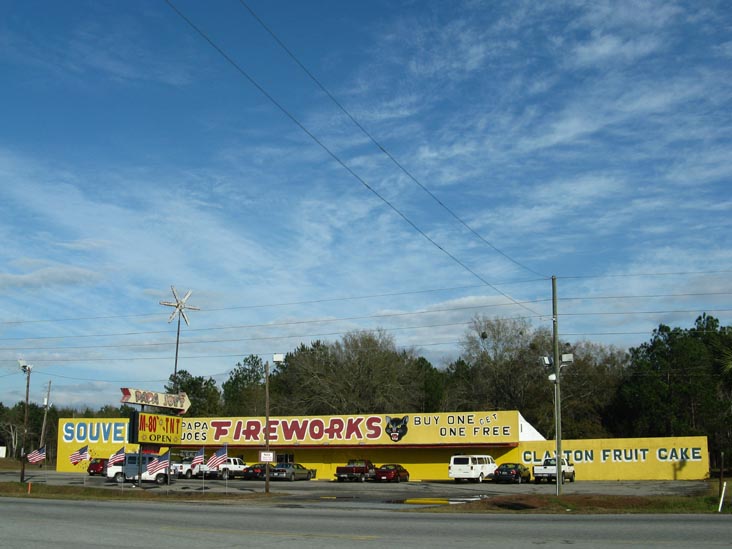 Papa Joe's Fireworks, US 17 Near Hardeeville, South Carolina
