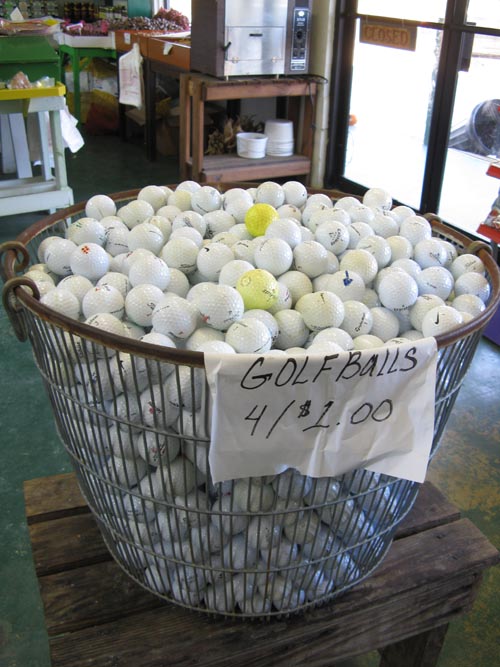 Golf Balls, Vance Farmer's Market, 10324 Old Number Six Highway, Vance, South Carolina