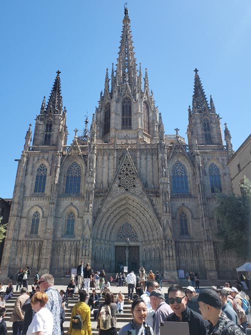 Catedral de Barcelona, Barri Gòtic/Gothic Quarter, Barcelona, Spain, April 24, 2024