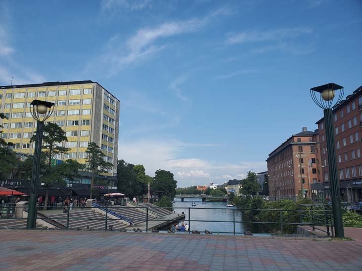 S&ouml;dra F&ouml;rstadskanalen From Davidshallsbron, Malm&ouml;, Sweden, July 25, 2025