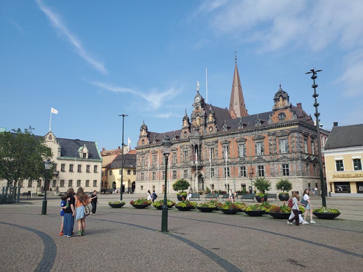 Residenset and Malmö Rådhus/Malmö Town Hall, Stortorget, Malmö, Sweden, July 25, 2025