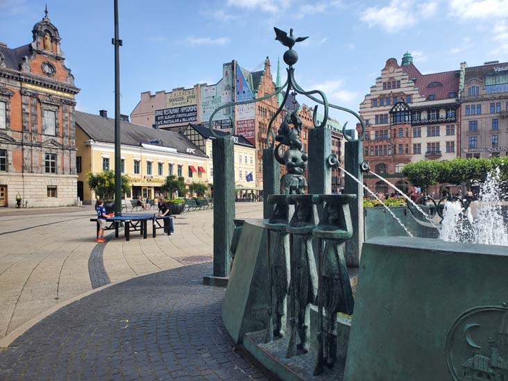 Stortorget, Malmö, Sweden, July 25, 2025