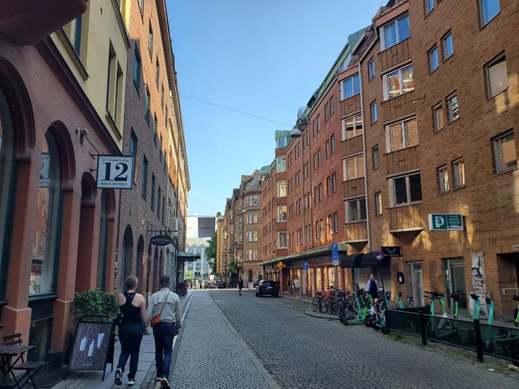 Looking Down Engelbrektsgatan Toward Per Weijersgatan, Malm&ouml;, Sweden, July 25, 2025