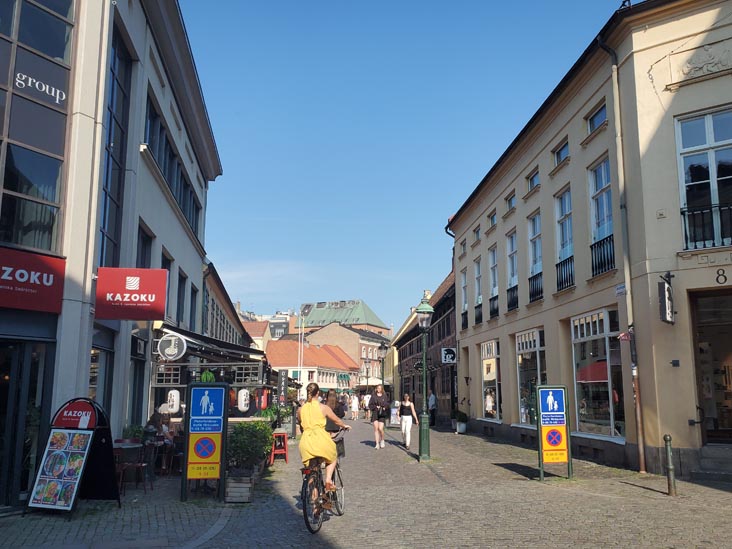 Looking Down Larochegatan From Engelbrektsgatan, Malm&ouml;, Sweden, July 25, 2025