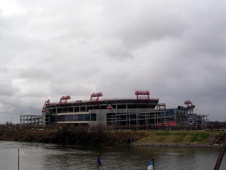 Nashville Coliseum/LP Field From Riverfront Park, Nashville, Tennessee
